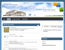 Tablet Screenshot of escolas.madeira-edu.pt