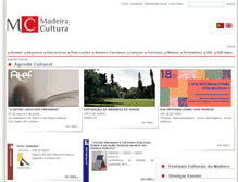 Tablet Screenshot of cultura.madeira-edu.pt